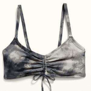 Cinch-tie bikini swim sport bra Old Navy